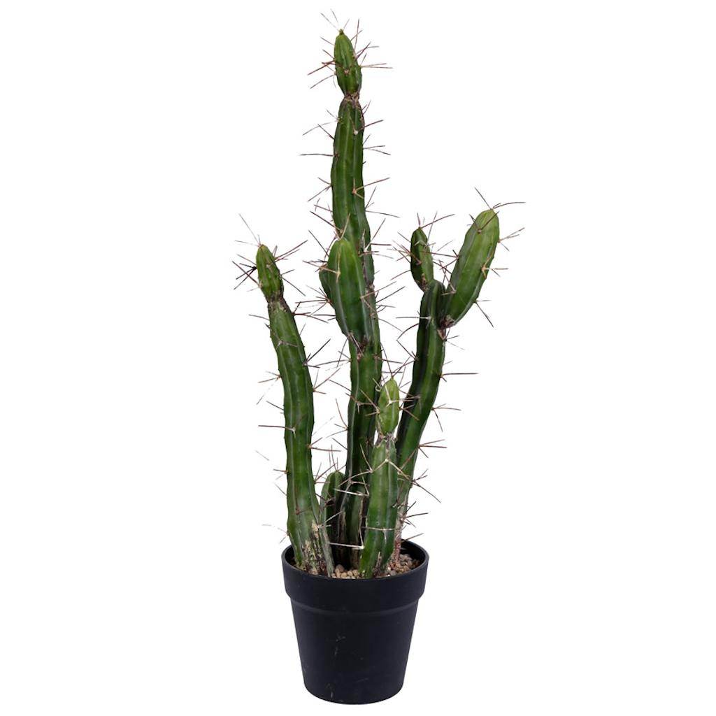24" Artificial Green Potted Cactus 1