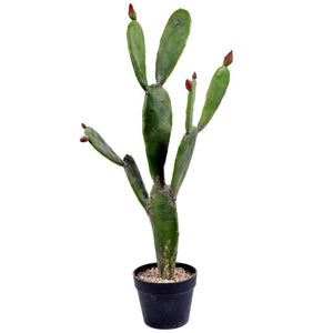 34" Artificial Green Potted Cactus 1