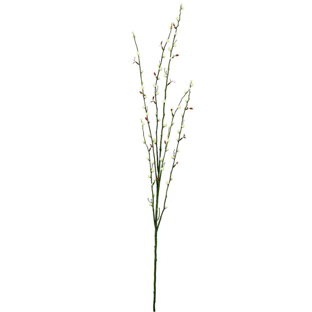 46" Artificial Cream Fruit Spray Branch (3 pack) 1