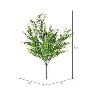 22.5" Artificial Green Boxwood Bush 2