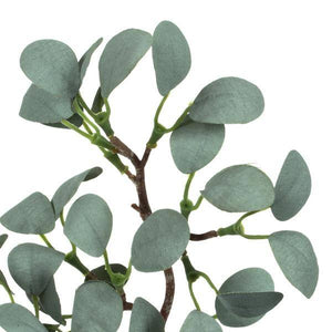 22" Artificial Gray / Green Eucalyptus Branch (3 pack) 2