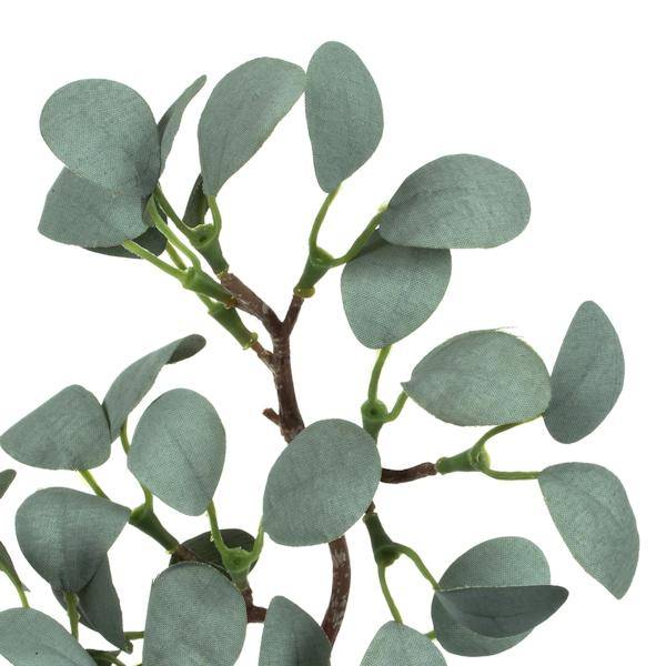 22" Artificial Gray / Green Eucalyptus Branch (3 pack) 2
