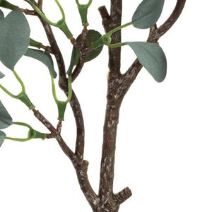 22" Artificial Gray / Green Eucalyptus Branch (3 pack) 3
