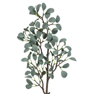 22" Artificial Gray / Green Eucalyptus Branch (3 pack) 4