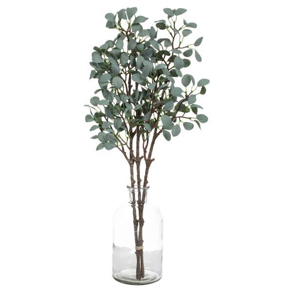 22" Artificial Gray / Green Eucalyptus Branch (3 pack) 6