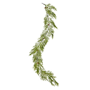 6' Artificial Cedar Pinecone Garland 1