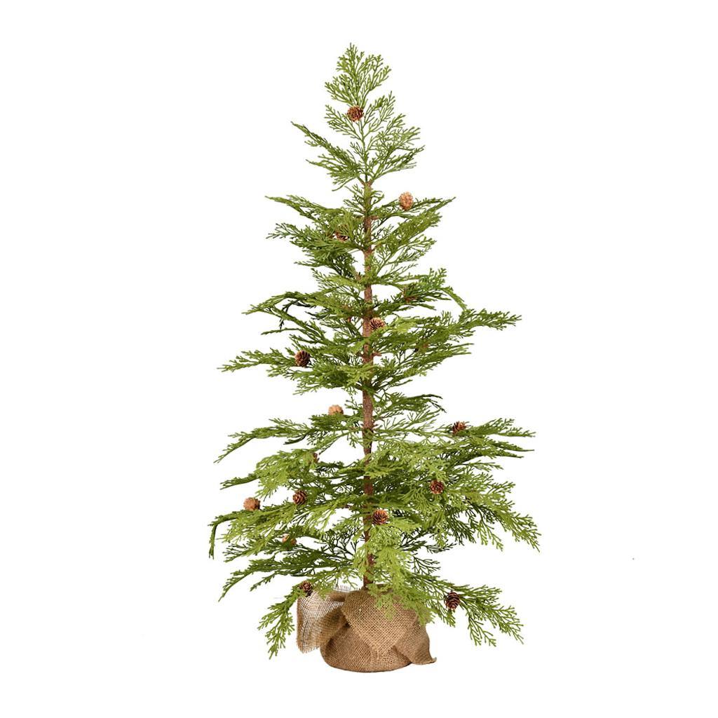 3' Artificial Cedar Pinecone Tree 1