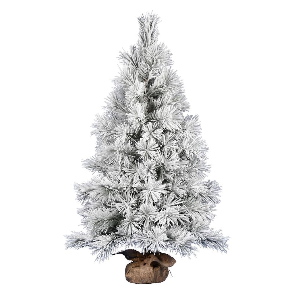 4' Artificial Frosted Beckett Pine Tree 1
