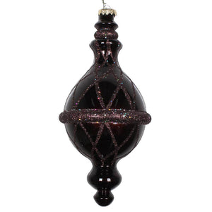 10'' Chocolate Candy Glitter Net Drop Ornament 1