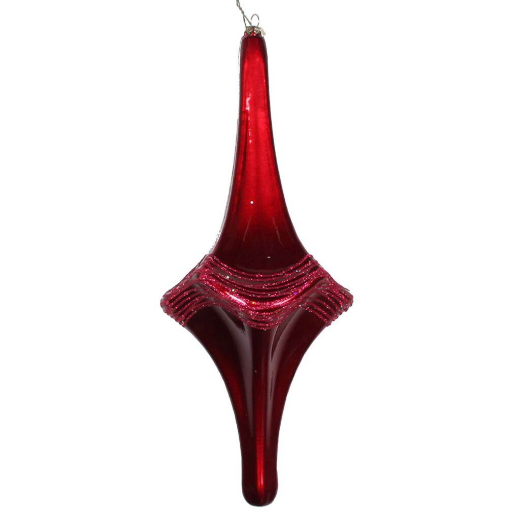 12" Wine Candy Glitter Drop Ornament 1