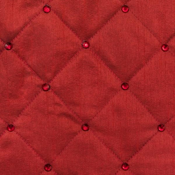 52" Burgundy Quilt Stitch Jewel Square Tree Skirt 3