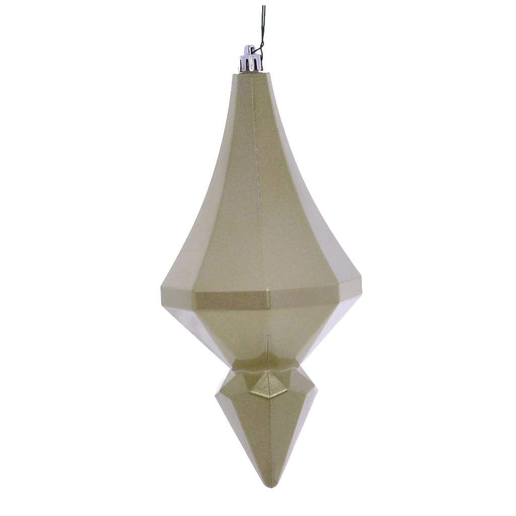 8" Wrought Iron Candy Diamond Finial Ornament (2 pack) 1