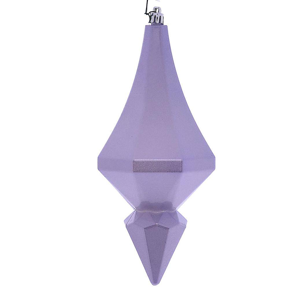 8" Lilac Candy Diamond Finial Ornament (2 pack) 1