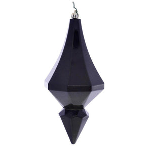 8" Moss Green Candy Diamond Finial Ornament (2 pack) 1