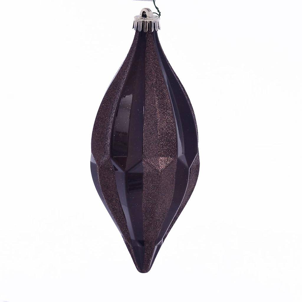 10" Chocolate Candy Glitter Shuttle Ornament (2 pack) 1