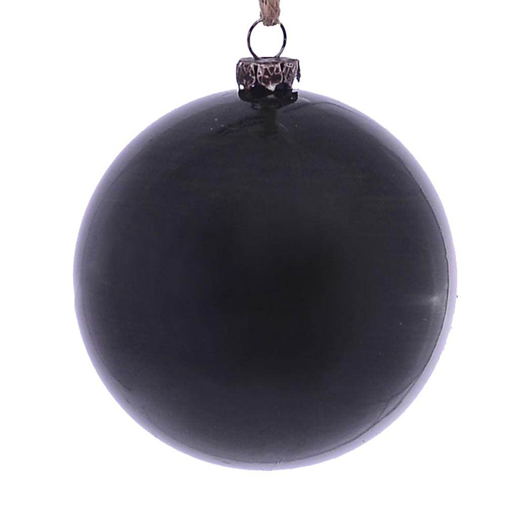 3" Moss Green Wood Grain Ball Christmas Ornament (6 Pack) 1
