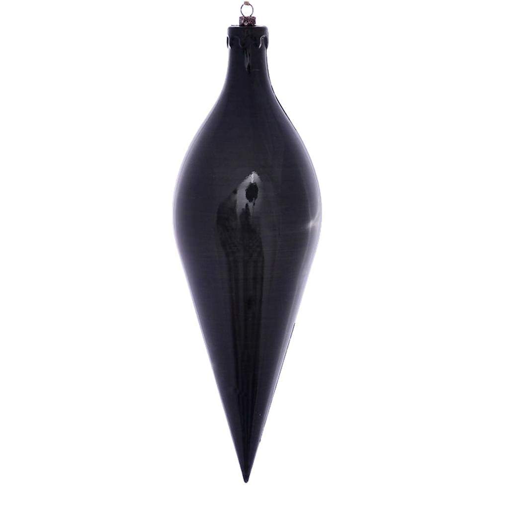 12" Moss Green Wood Grain Shuttle Ornament (2 pack) 1