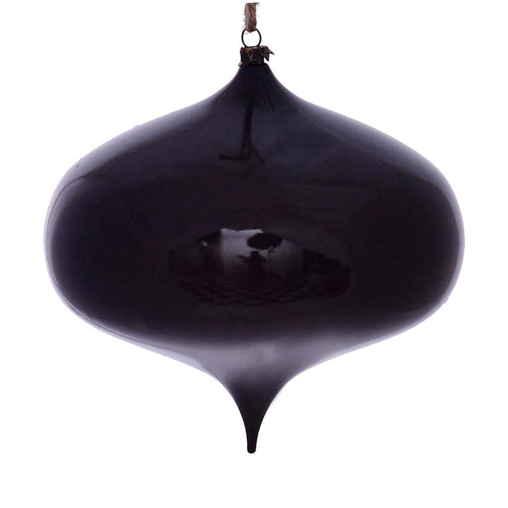 6" Plum Wood Grain Onion Ornament (2 pack) 1