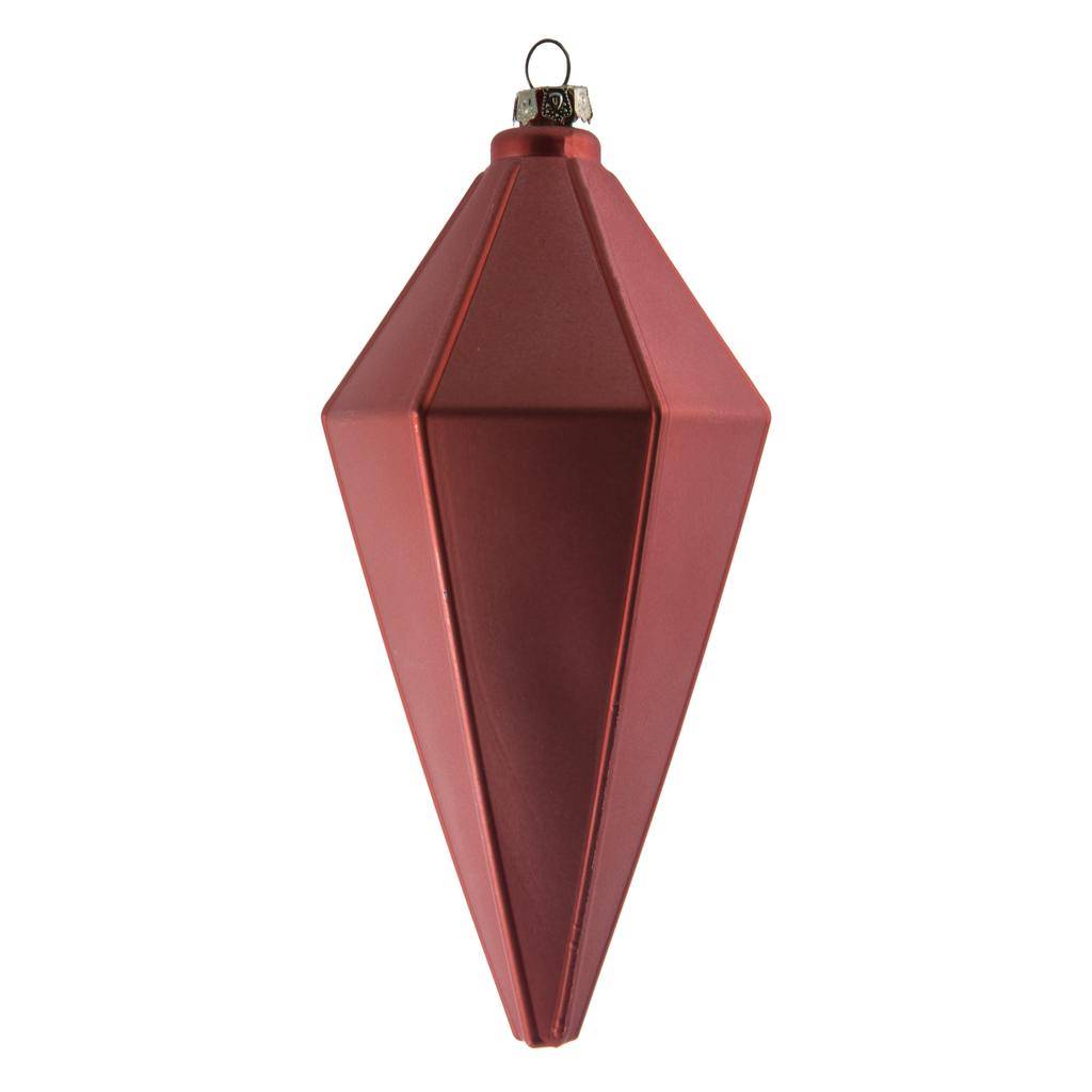 7" Coral Matte Lantern Ornament (4 pack) 1