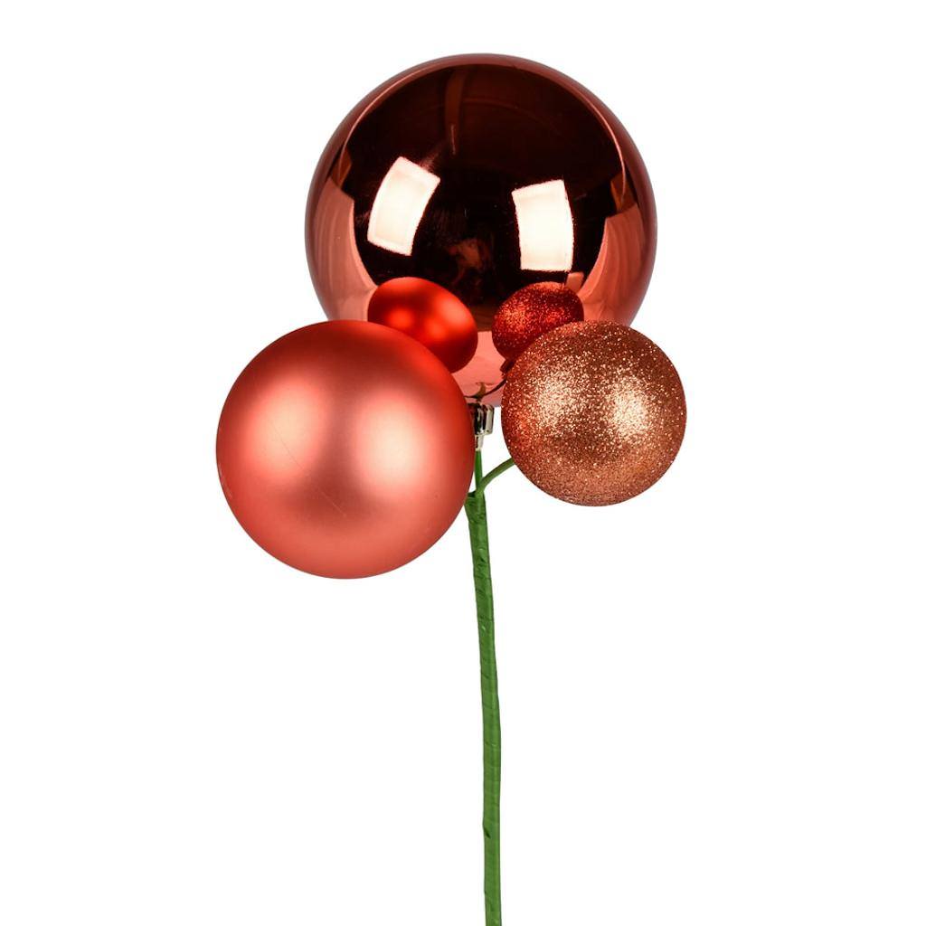 18" Coral Pick Christmas Decoration (3 Pack) 1