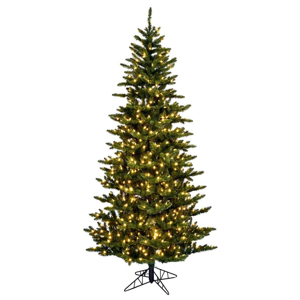 6.5' x 48" Artificial Natural Fraser Fir 650 Multi-Color Lights 1