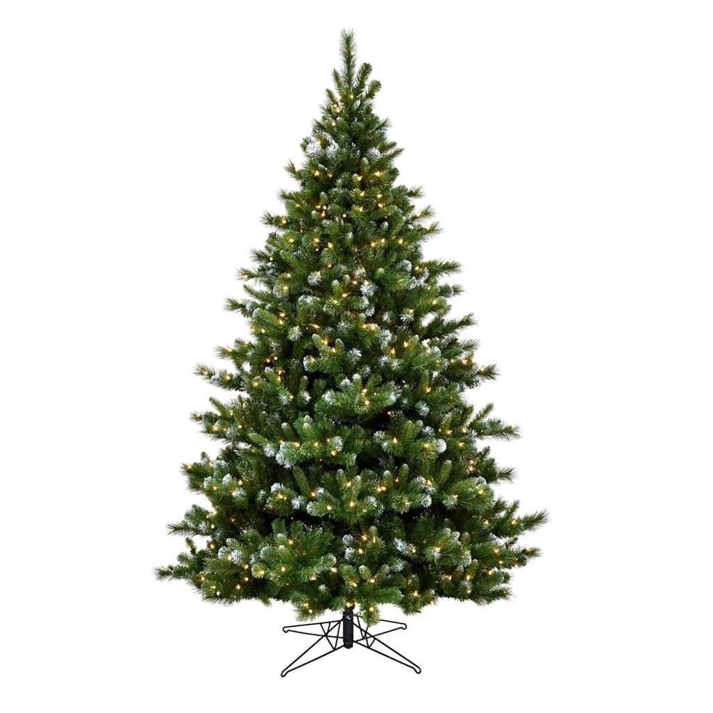 9' x 66" Artificial New Haven Spruce 1000 Clear Lights 1