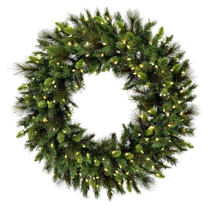 72" Artificial Bangor Mix Pine 800 Warm White Lights 1