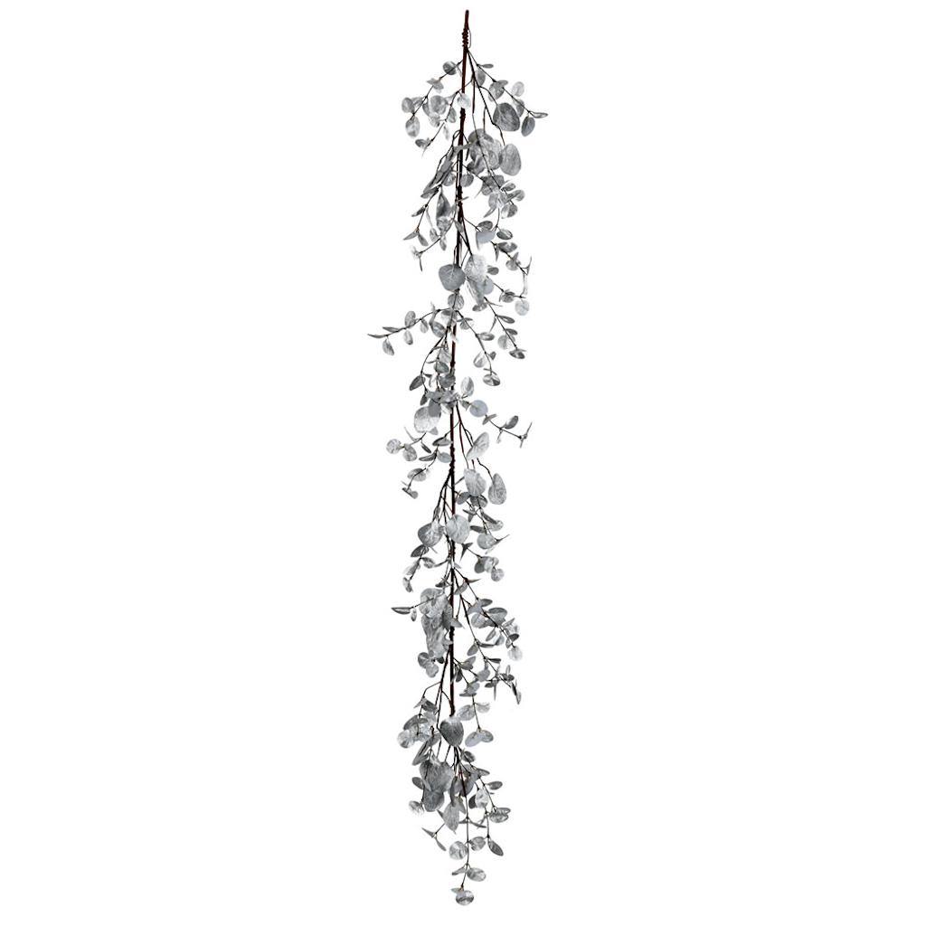 5' Artificial Silver Eucalyptus Garland 1