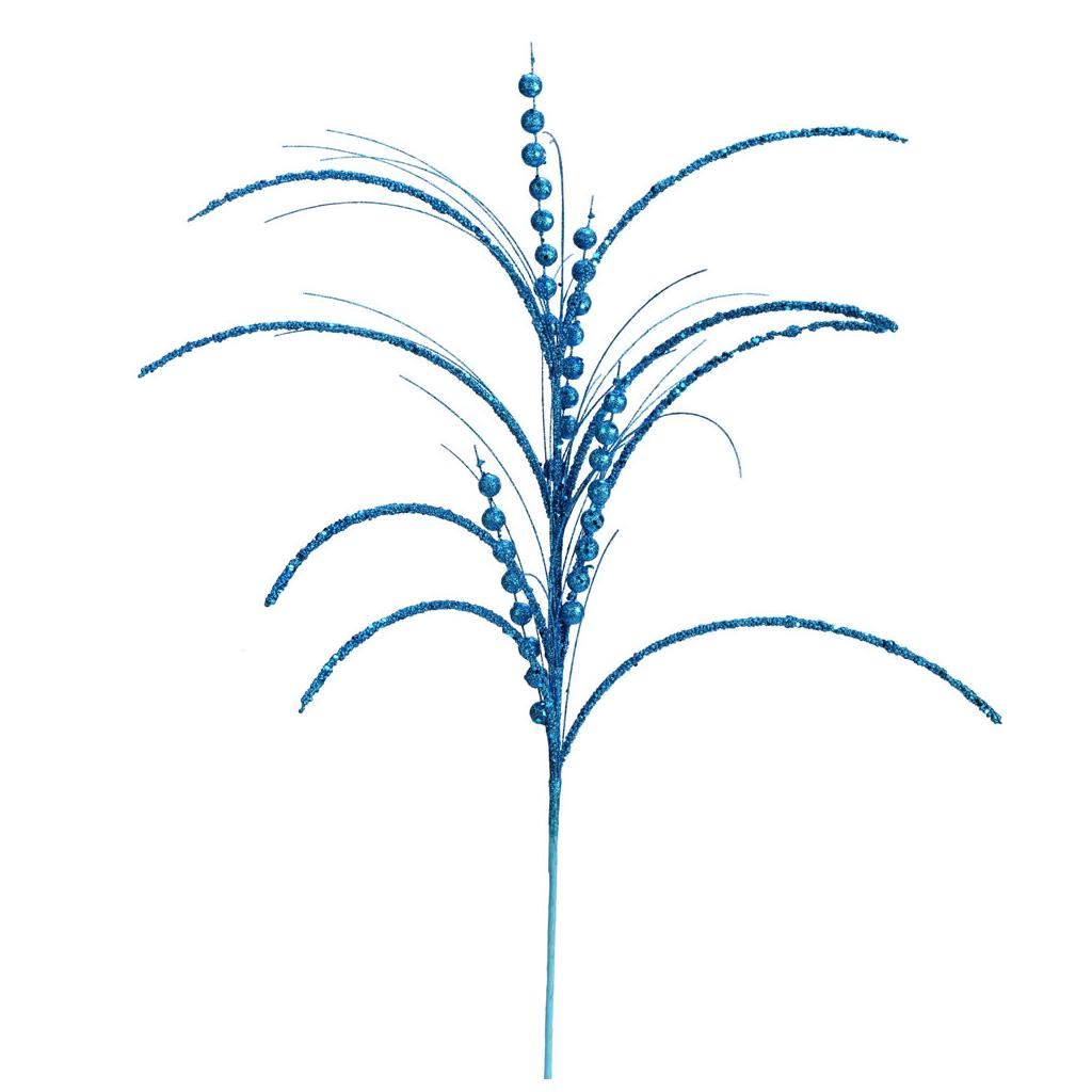 29" Turquoise Glitter Harvest Spray (6 pack) 1