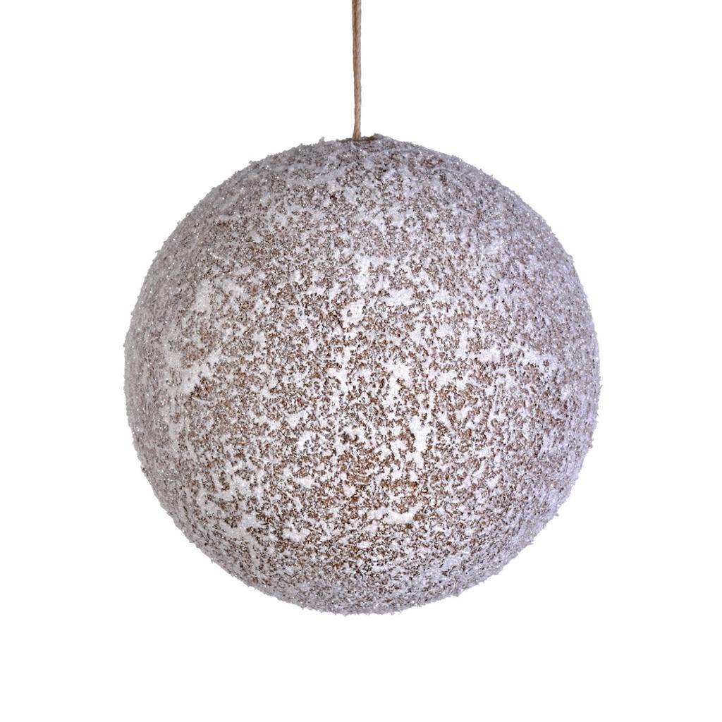 4" Beige - Coral Matte Ball Christmas Ornament (4 Pack) 1