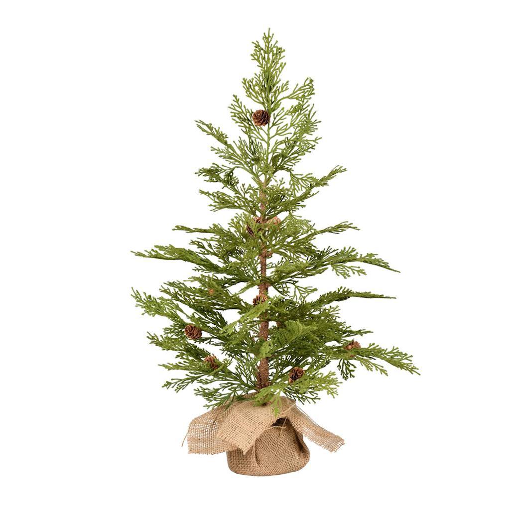 2' Artificial Cedar Pinecone Tree 1