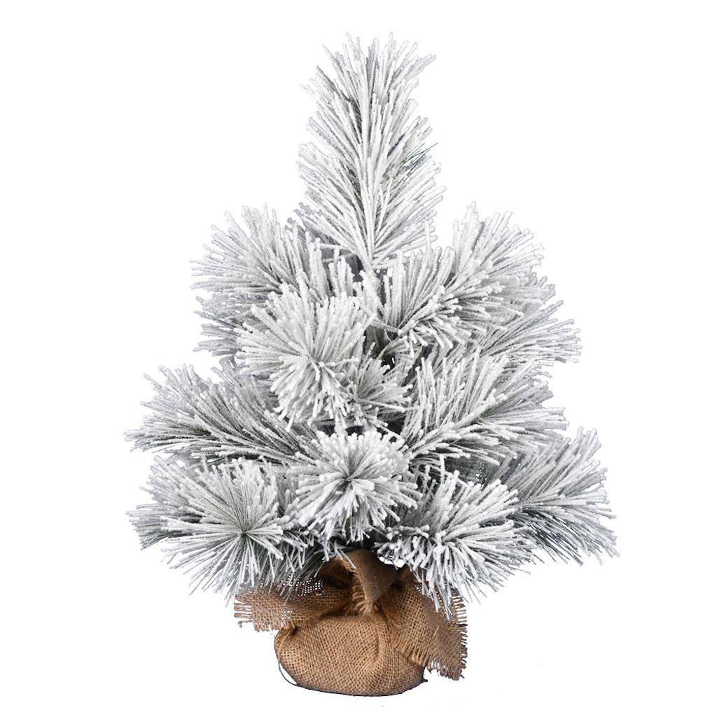2' Artificial Frosted Beckett Pine Tree 1