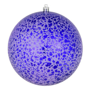 8" Purple Crackle Ball Ornament 1