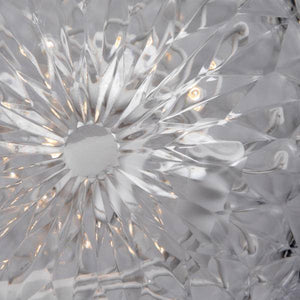 30 Light x 6" White Wire Warm White LED Crystal Ball 3