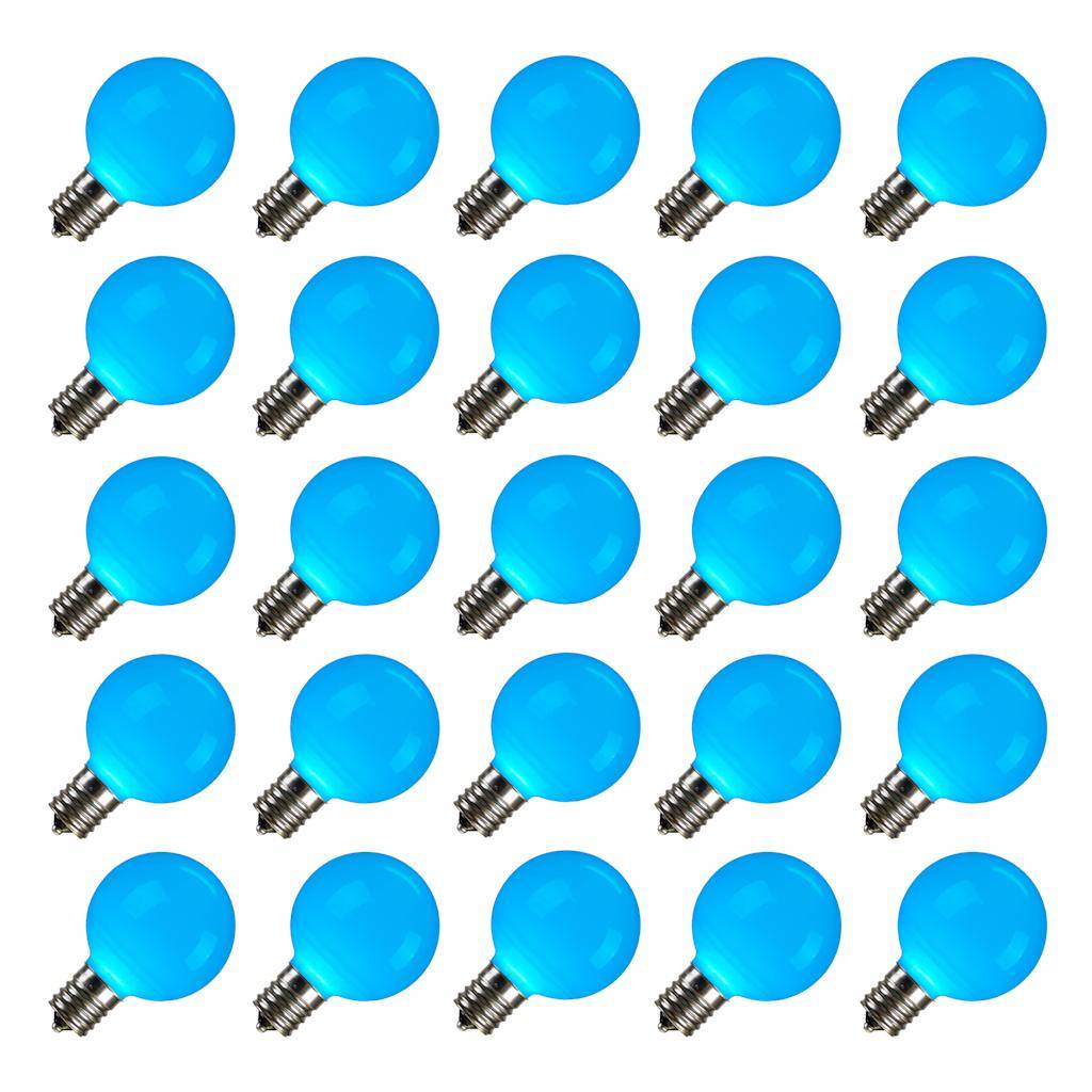 .96 watt G50 Teal Ceramic LED Intermediate Screw Base (25 pack) 1