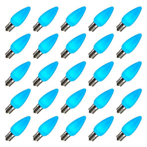 0.96 watt 130 volt C9 Intermediate Screw Teal LED (25 pack) 1