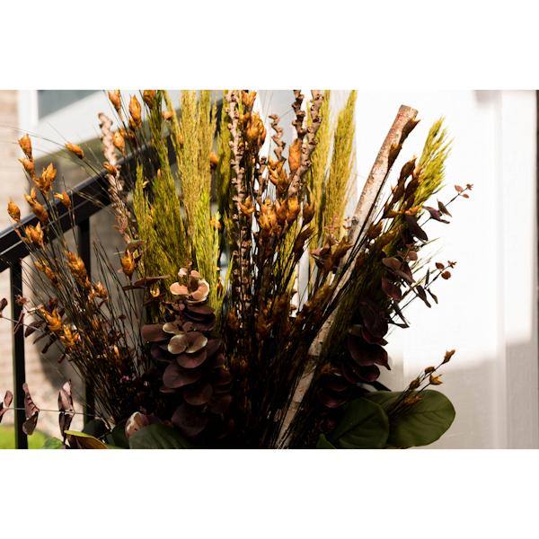 36"-40" 7-8oz Green Preserved Plume Reed Bundle 5