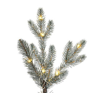 4' x 33" Artificial Gooding Pine 200 Warm White Lights Artificial Christmas Tree 2
