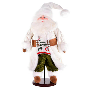 19" Happy Holly Daze Santa Doll with Stand 1