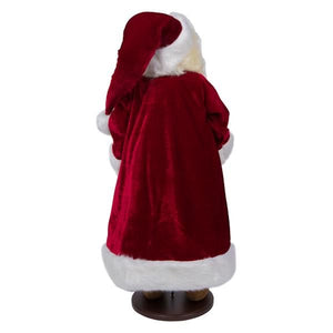 28" Deck the Halls Santa Doll with Stand 3