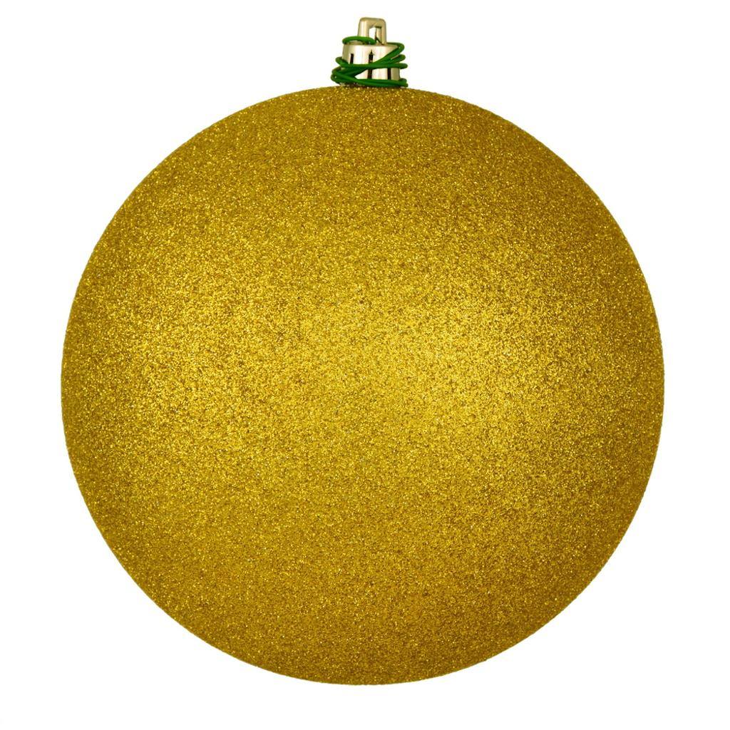 2.8" Medallion Glitter Ball Christmas Ornament (12 Pack) 1