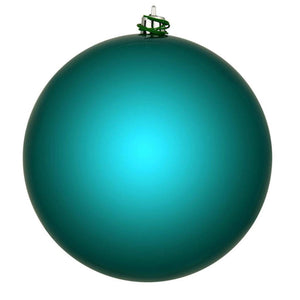 3" Dark Teal Candy Ball Christmas Ornament (12 Pack) 1