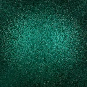 8" Dark Teal Glitter Ball Christmas Ornament 2