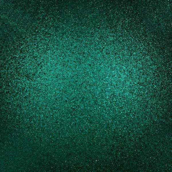 8" Dark Teal Glitter Ball Christmas Ornament 2