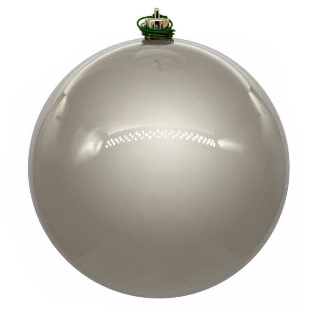 2.8" Oat Shiny Ball Christmas Ornament (12 Pack) 1