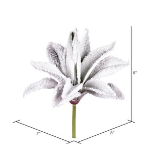 6"-8" Artificial Frosted Succulent Stem (3 pack assorted) 4
