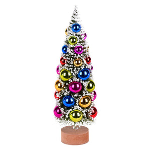 12" Frosted Green Pine Artificial Christmas Tree 1