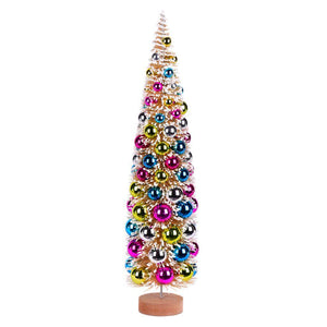24" Frosted Gold Pine Artificial Christmas Tree 1