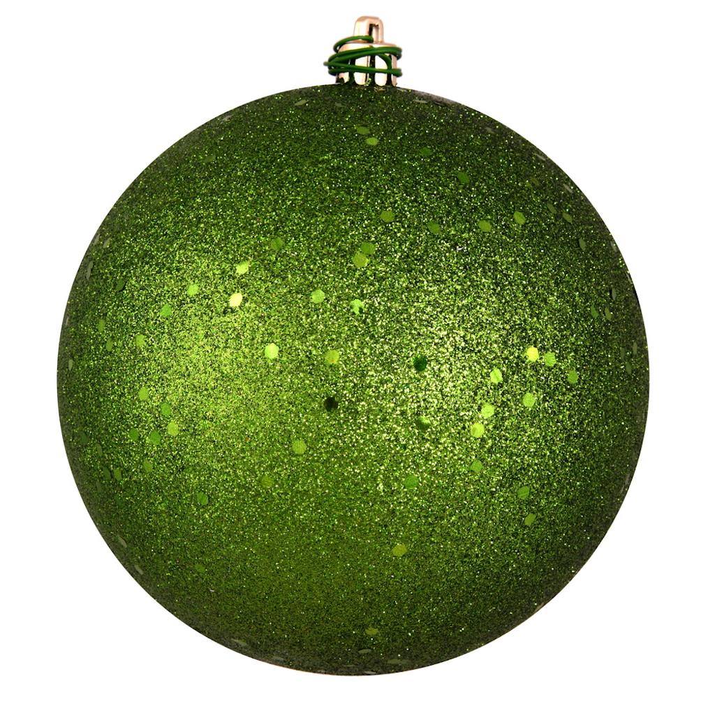 4.8" Juniper - Sequin - Ball Christmas Ornament (4 Pack) 1