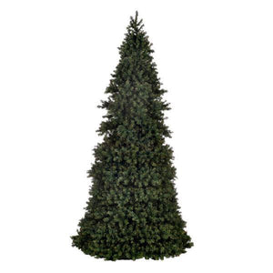 20' x 92" Artificial Slim Grand Teton Frame Tree 8500 Warm White Lights 2